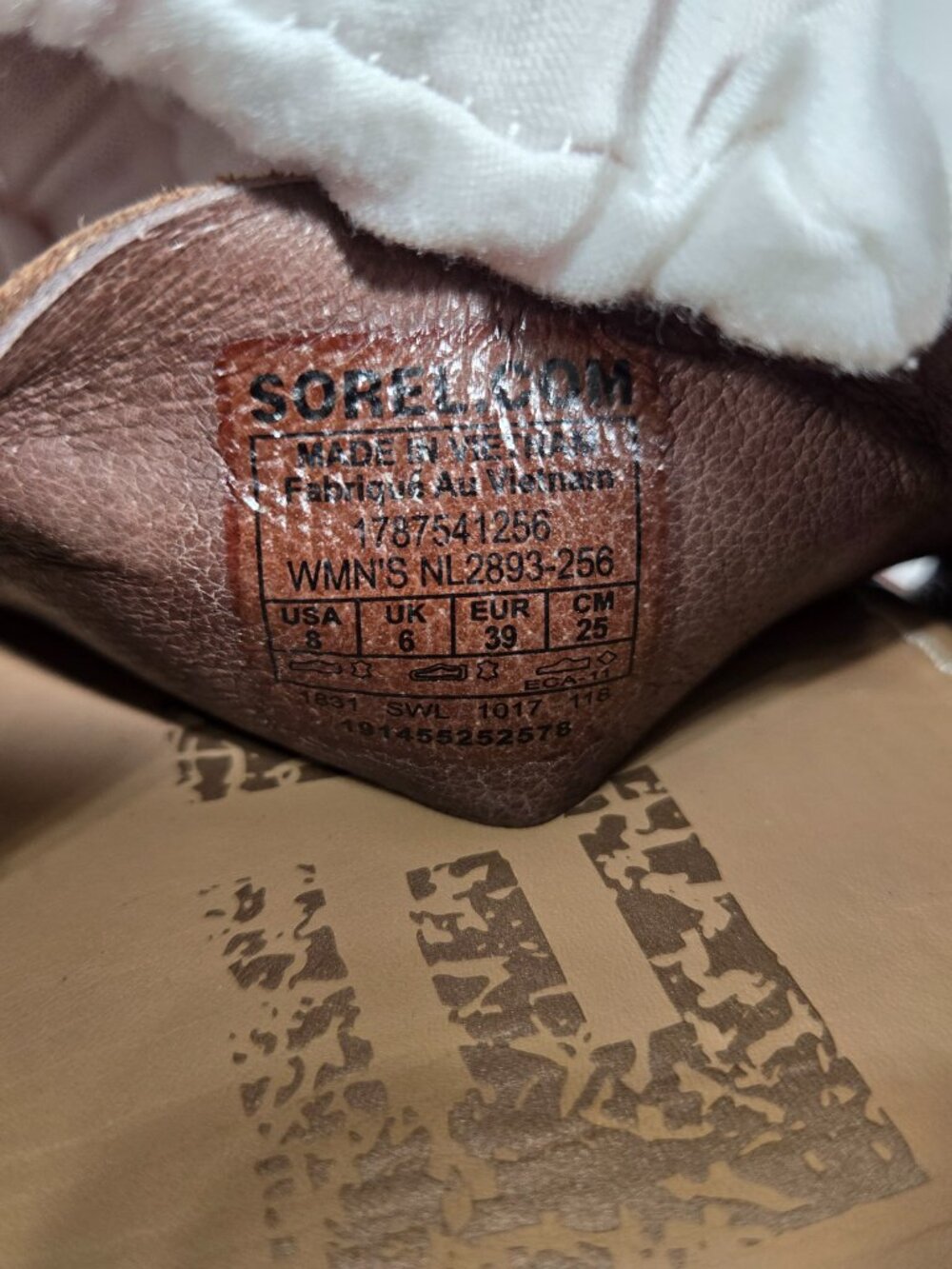 SOREL Ella BOHO Brown Leather & Elastic Gore Straps Gladiator Sandal Women Sz. 8 - Picture 17 of 17